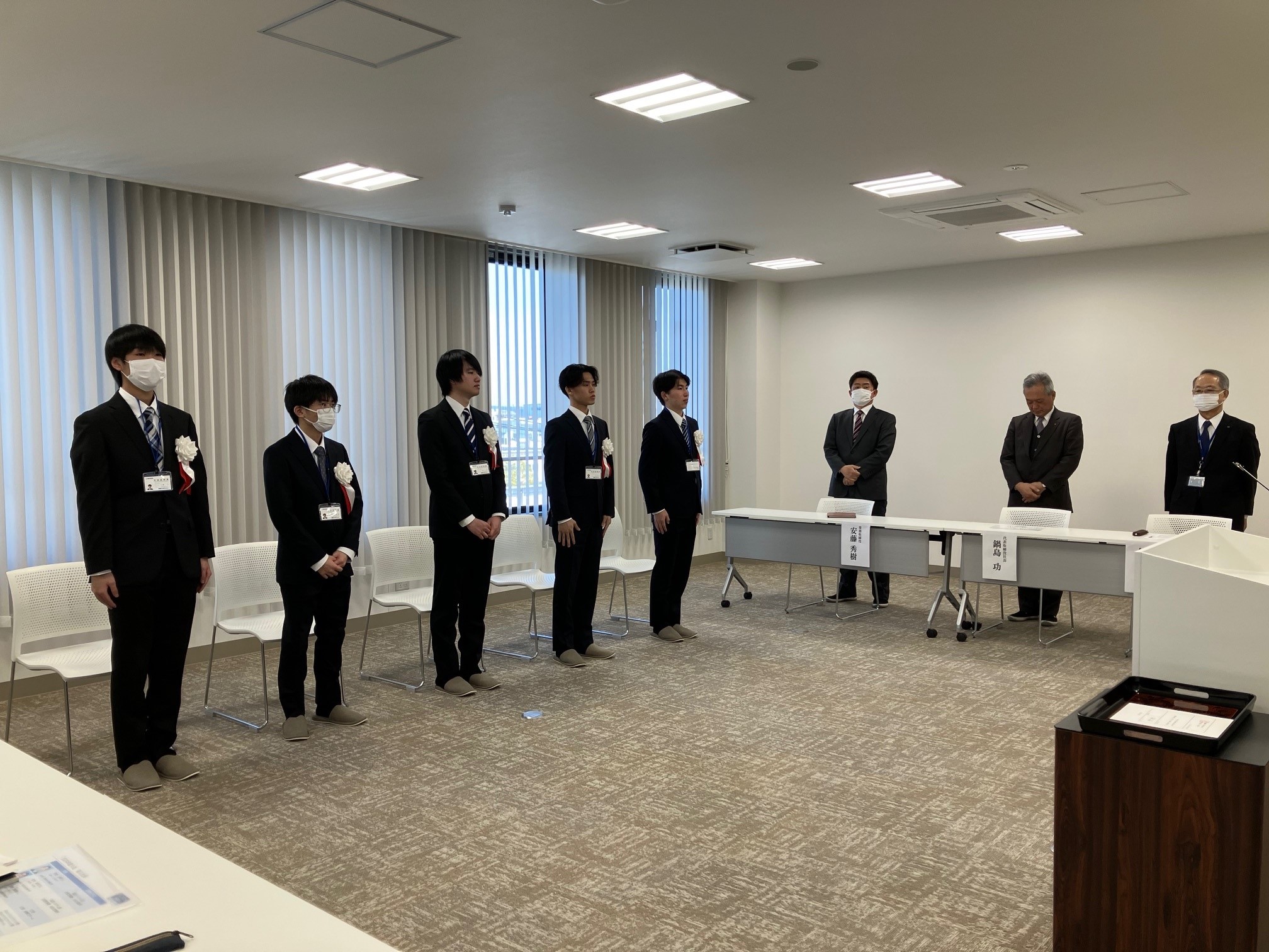日東イシダ2024入社式2
