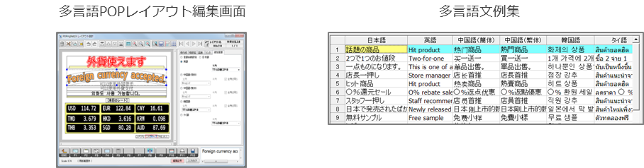 Pop作成システム Popingnetzx 表示 製品情報 イシダ