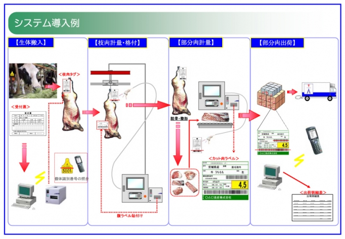 国産牛ト畜センターシステム画像